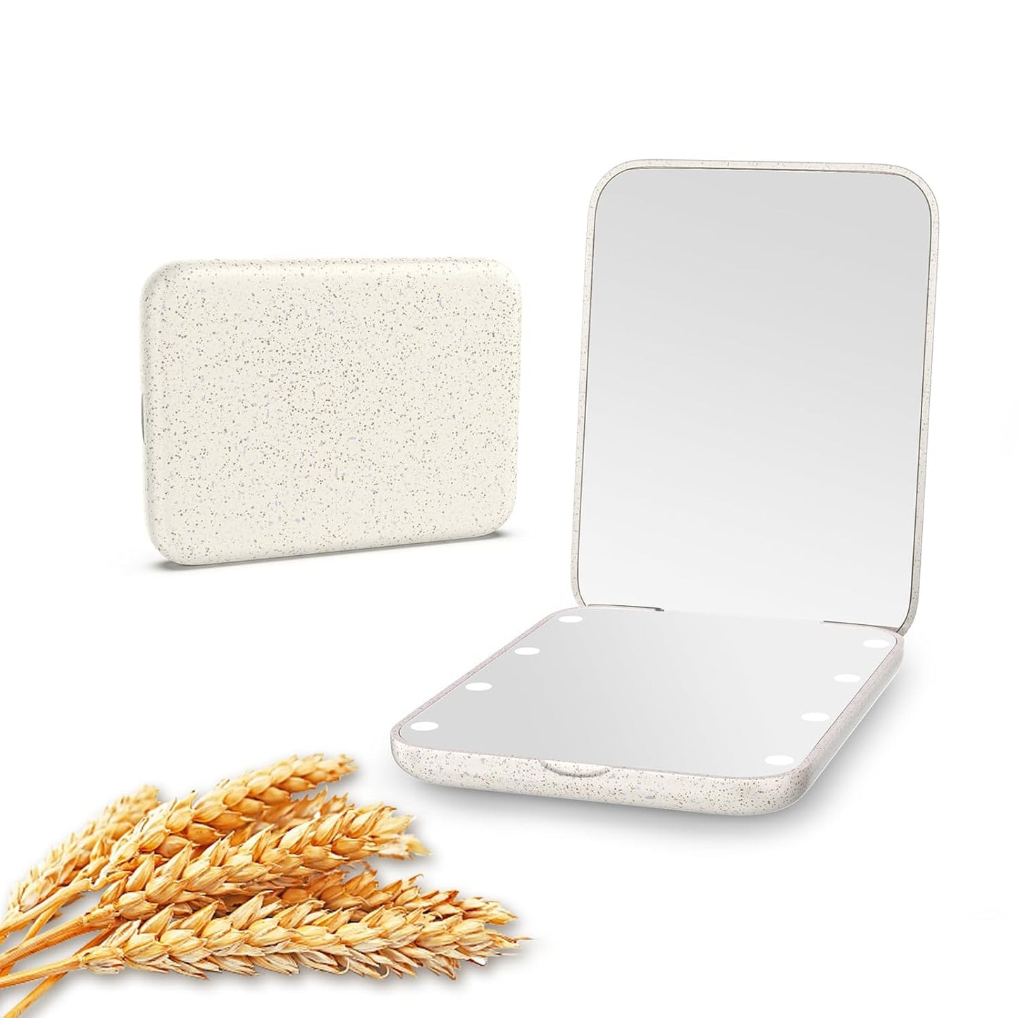 LED Compact Travel Portable Mirror