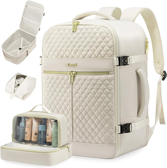 Diamond Textured Pink Multi Use Travel Backpack